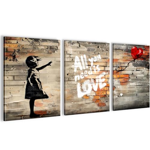 Tableaux muraux Banksy déco pour personnaliser votre salon et chambre à coucher