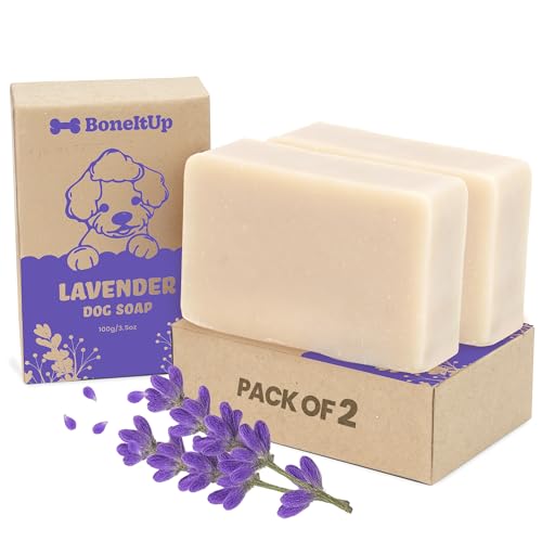 BoneItUp Lavender Dog Shampoo Bar (2 Pack)
