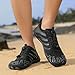 ERTUPE Hike Barefoot Shoes for Women Men Wide Toe Box Water Shoes Non Slip Breathable Lightweight Sneakers for Hiking Walking Running Swimming Beach Pool Yoga Footwear Black