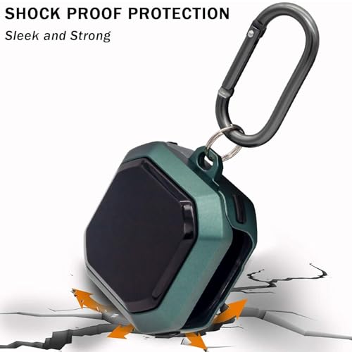 Image of Full Body Rugged Shockproof Case Cover Compatible for Samsung Galaxy Buds Core (2025) -Dark Green