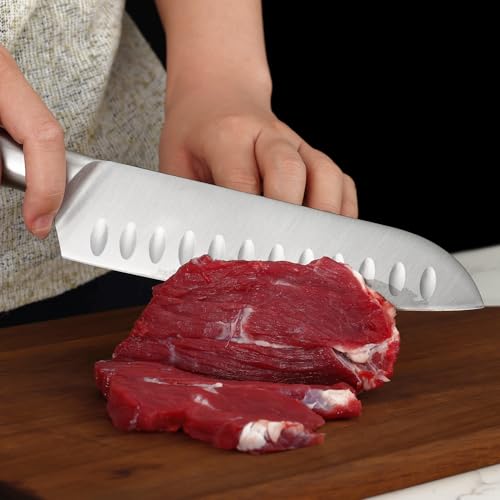 Set couteaux 2 pièces monobloc inox avec étuis hecef – Image 5