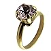 Produktbild Lily-Crystal P3234 - Handgefertigte ring 'Tsarine' alte goldene rose - 8 mm.