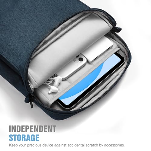 Image of TiMOVO 9-11 inch Tablet Sleeve Bag Carrying Case with Strap, Indigo