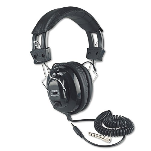 Amplivox SL1002 Deluxe Stereo Headphones w/Mono Volume Control, Black #1