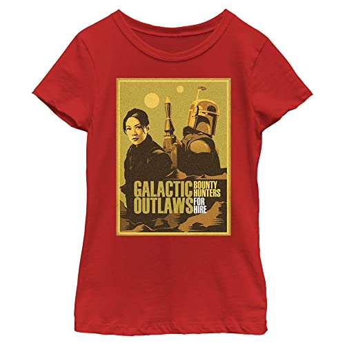 T-shirt Star Wars fille idéal pour l'école et les sorties de style Galactic Outlaws