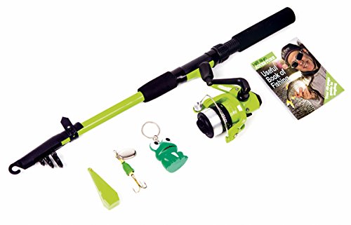 Caña telescópica de pesca para niños ideal para acampadas en familia