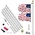 Wphold Flag Pole Kit 20FT, Heavy Duty Flag Poles with 3x5 American Flag, Silver Flag Pole for Outdoor House In Ground, Extra Thick Flagpoles Suitable for Yard and Garden