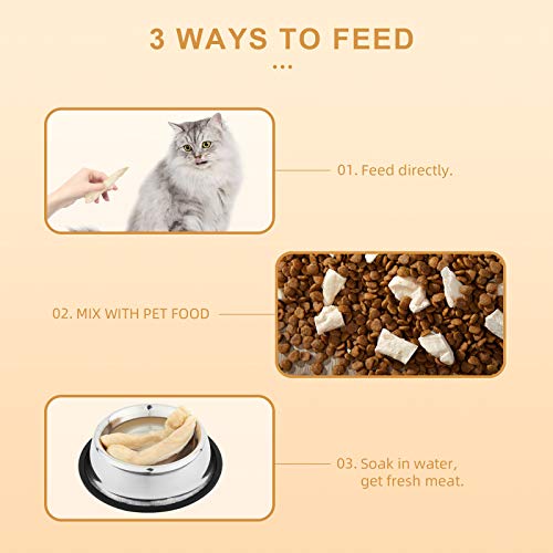 Jungle Calling Freeze Dried Dog and Cat Treats, Single Ingredient, High Protein for Small Dogs, 3.2oz (Chicken) - Image 5