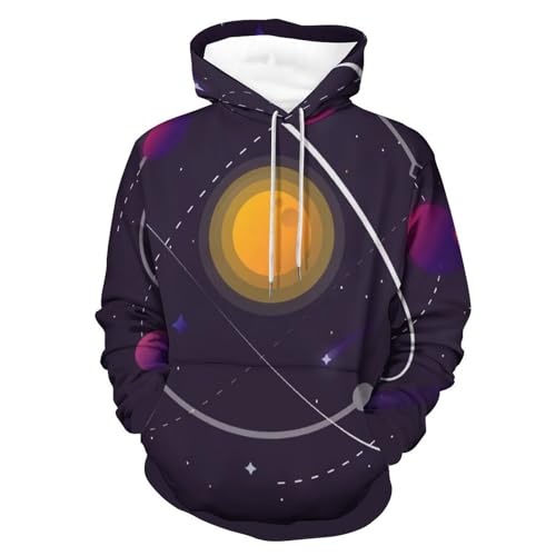 Sweat à capuche Espace pour homme et femme idéal pour vos soirées fraîches