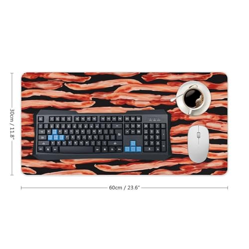 Pad Mouse Gaming Grande con Base Antideslizante Bacon miniatura 2