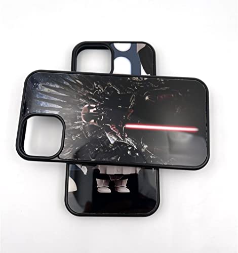 Slim Fit Phone Case Cute Tv Friends Purple Door Pattern - Thin Soft Tpu And Tempered Glass Phone Case Protective Cover For Iphone 13 Pro Max 6.7 Inch (Darth Vader Star) #TOP2