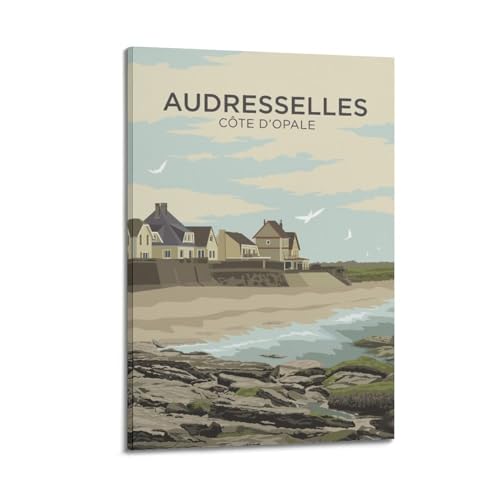 Tableau Audresselles en toile pour créer une ambiance bord de mer au salon