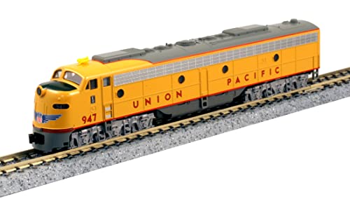Kato Usa Model Train Products N Emd E9A Union Pacific #947 For City Of Los Angeles, Armor Yellow (176-5323) #TOP30