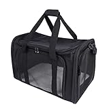 Stonehomy Large Cat Carrier Bag for Medium Sized Cats 15 lbs, Soft Collapsible Pet Dog Carriers for
