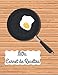 Mon Carnet de Recettes: Un cahier de cuisine de 100 pages à remplir | 8.5 x 11 pouces | C'est un livret qui peut servir à noter vos recettes ou vous pouvez l'offrir en cadeau à des cuisiniers amateurs