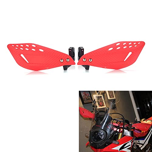 Kucehiup Motorcycle Handguards 7/8" 22Mm Universal Hand Guards For Atv Dirt Bike Scooter Handle Protector Shield(Red) #TOP6