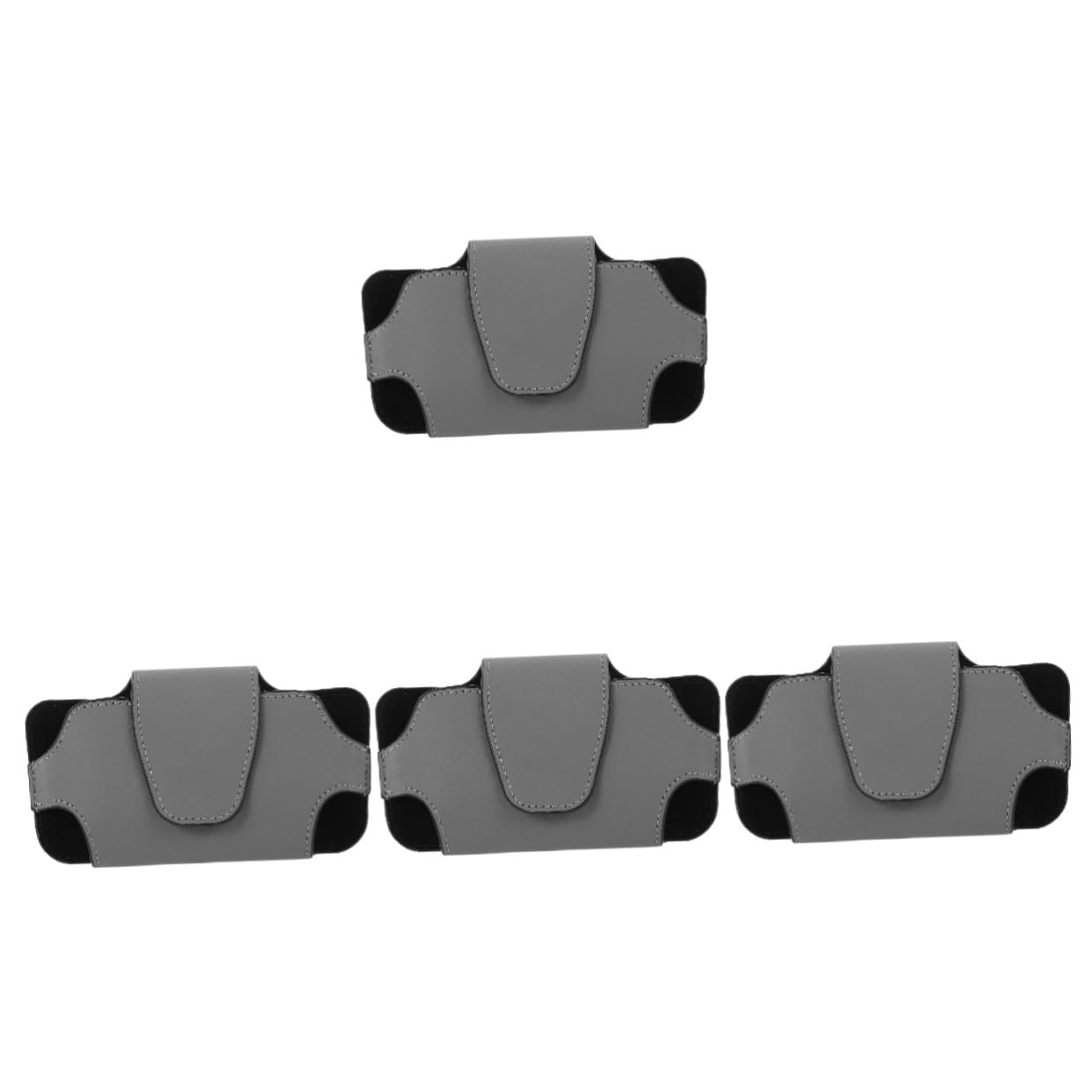 4piezas Organizador De Visera para Coche Soporte para Gafas De Sol y Tarjetas Accesorio Práctico para Interior del Vehículo para SUV Camiones y Autos