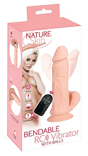 Nature Skin Bendable RC Vibrator with Balls-5536700000 Chair Taille Unique