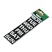 Magnetic Board Magnets, Days, 1"x2", White on Black, 7/Set MAVFH27