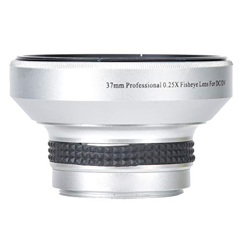 Lente ojo de pez de 37 mm 0.25X con amplio rango de imagen para objetivos 7