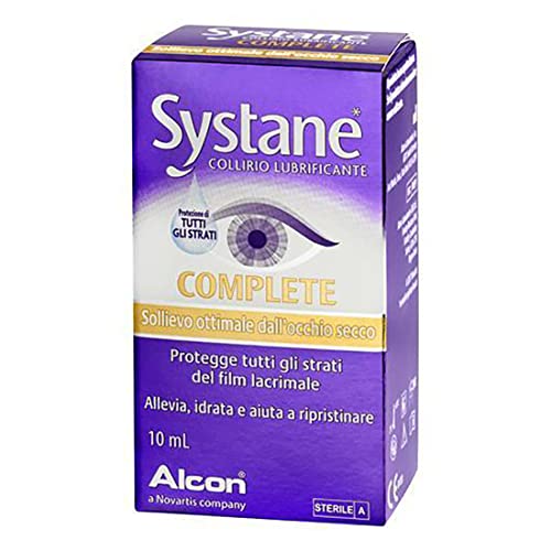 Systane Complete - Collirio Lubrificante per l'Occhio Secco, 10 ml