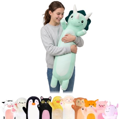 Cuddle Paws Dinosaur Plush Body Pillow 35 Inches (Medium)