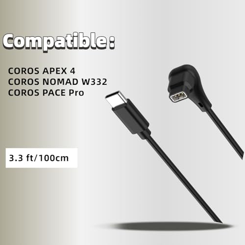 Cable para COROS PACE Pro ideal para cargar el reloj en tu escritorio 2