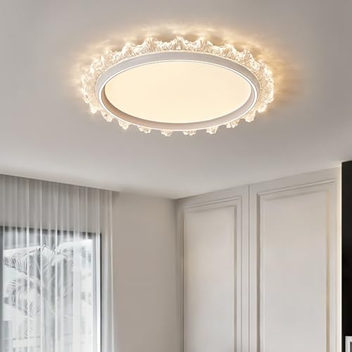 Plafonnier LED réglable blanc 54cm avec télécommande pour salon - 3