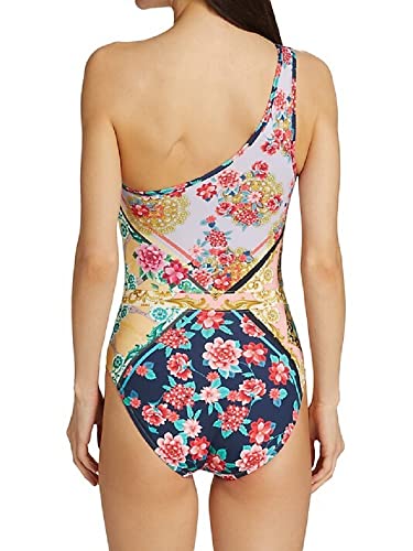 Johnny Was Raina One-Shoulder One Piece Swimsuit - CSW1722-Y (XL, Multi)2