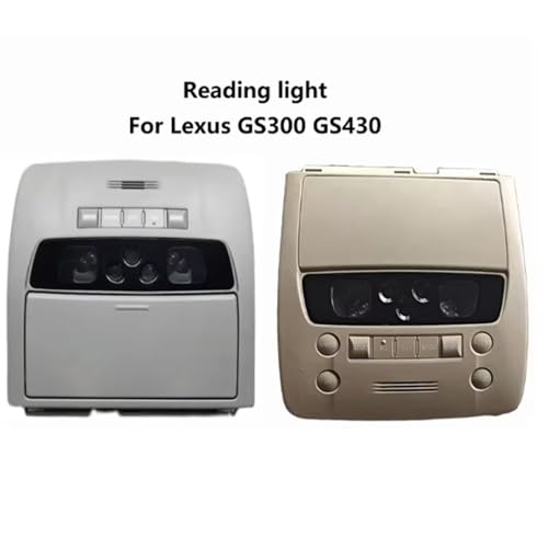 Car Reading Light Sunroof Switch for Lexus GS300 GS430,Car Interior Overhead Console Dome Light Reading Lamp Sunroof Switch Parts.,A-Beige(Normal/B-Grey)