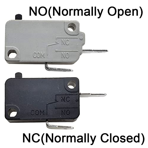 Yoiilnz Kw3A/Kw3At Microwave Oven Door Interlock Switch 16A 125Vac/250Vac Microwave Oven Replacement Part Door Switch(2 Normally Open And 1 Normally Closed) #TOP5