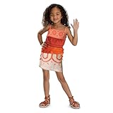 Simea Costume for Toddlers, Official Disney Moana Live Action Movie Costume, Size (3T-4T)