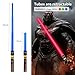 YOFOTHS Light Up Sabers, 3 Packs Light Sword for Kids with FX Sound, Expandable Light Up Saber for Cosplay Halloween Dress Up Parties Birthday Christmas (Red.Green.Blue)