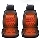 Buybai 2 Pack Car Seat Covers Set Universal Car Seat Cover Comfortable Leather Seat...