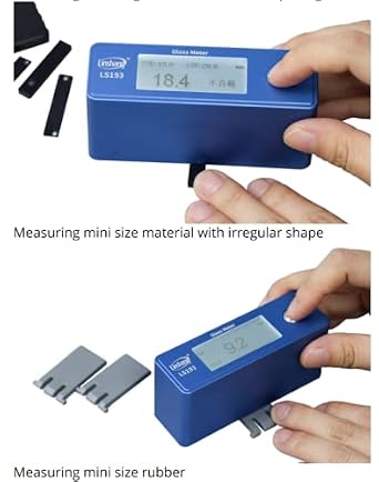 LS193 Handheld Gloss Meter Tester with Mini Measuring Aperture Range 1000GU