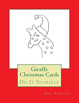 Paperback Giraffe Christmas Cards: Do It Yourself Book