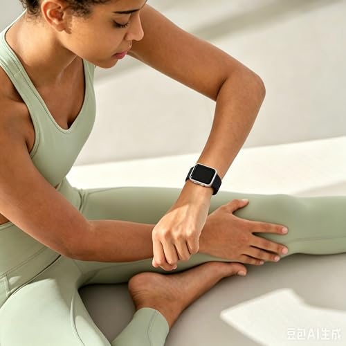 Image of Sport Bands Compatible with Apple Watch Band Women Men 40mm 38mm 41mm 42mm 44mm 45mm 46mm 49mm ,Soft Wristband Waterproof Replacement Strap for iWatch Bands Series 11 10 9 8 7 6 5 4 3 2 1 SE Ultra Black
