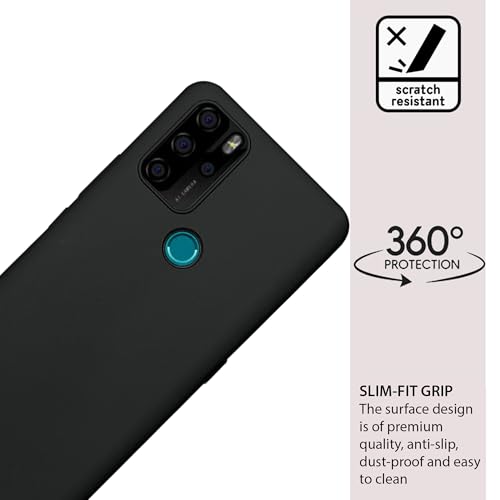 Image of NIUKIN Matte Frosted Soft Back Case for Micromax in Note 1 | Shockproof Scratchproof Cover | Black