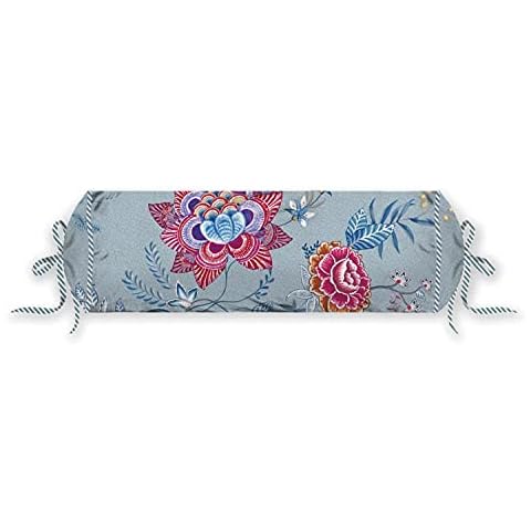 Pip Flower Festival Roll Cush Blue 22x70 Cover