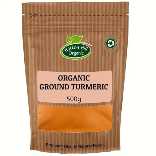 Organic Turmeric Powder 500g by Hatton Hill Organic