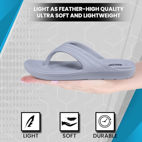 Image of DOCTOR EXTRA SOFT Women's Classic Ultra Soft Flip Flops /Slippers with Cushion FootBed for Adult | Comfortable & Light Weight|Stylish & Anti-Skid| Waterproof & Everyday Slip-on for Ladies & Girls D-515