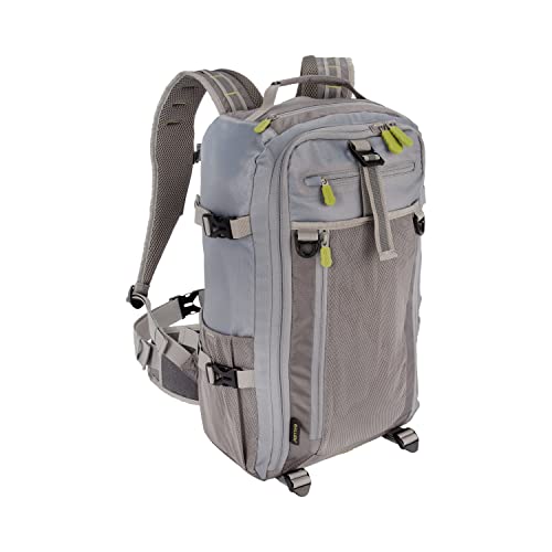 Allen Company Blue Mesa Fishing Pack, 12" L x 6" W x 20" H, 23.25 liters, Gray/Lime