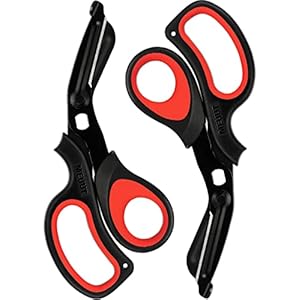 MEUUT 2 Pack Medical Scissors Trauma Shears -8 inch Patented Bandage Scissors Heavy Duty Surgical Grade EMT Scissor for EMT Workers Doctors Nurses