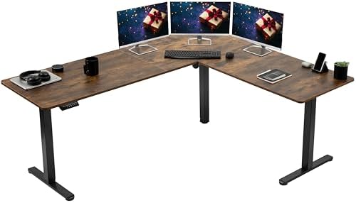 Standing Desk, Electric Stand Up Height Adjustable Home Office Table Sit Stand Desk With Splice Board