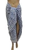 Sarong indien traditionnel imprimé par blocs.