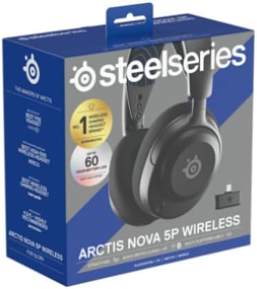 undefined SteelSeries ワイヤレス ゲーミングヘッドセット Arctis Nova 5P モンスターハンターワイルズに最適なイコライザー設定 ヘッドホン 軽量 無線 ワイヤレス PlayStation用 急速充電 60時間連続使用可能 調整可能 国内正規品 メーカー保証1年 61673 ブラック の商品画像 19