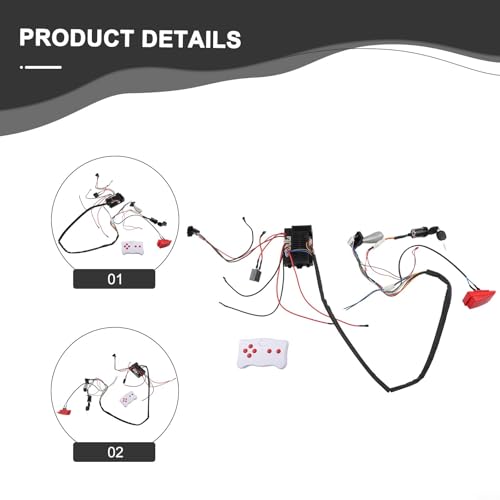 Kit de cable para coche eléctrico infantil RX30 24V C que soluciona cortes de señal 6
