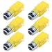 Antrader Gear Motor Dual Shaft 3-6V TT Motor for Arduino Smart Car Robot Pack of 6 (I Shape)