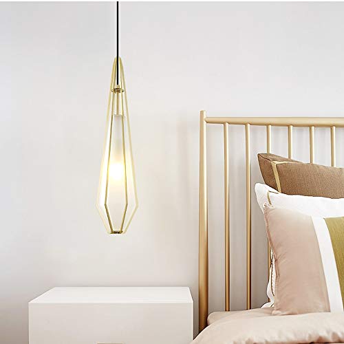 Pendant light suspension verre marocain géométrique E14 droplight