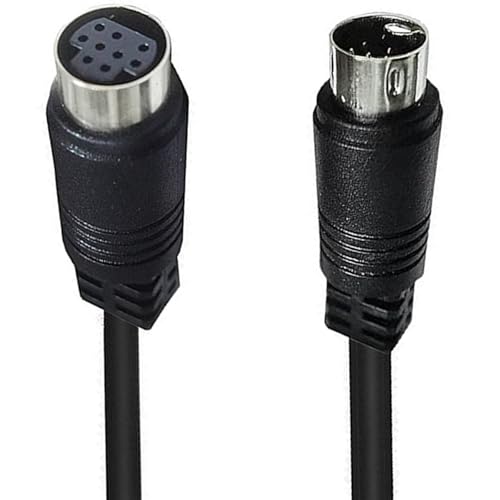 AYPOHU 9Pin S-video Piccolo Din Adattatore Cavo di prolunga Filo 9 Ago Cavo Migliora Chiara Trasmissione Video Uditiva